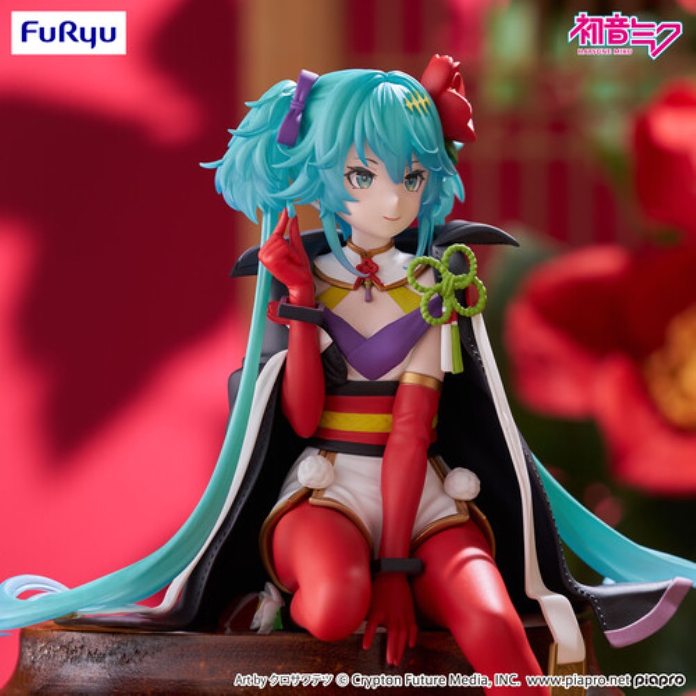 Hatsune Miku Flower Fairy Camellia Noodle Stopper Figure FuRyu