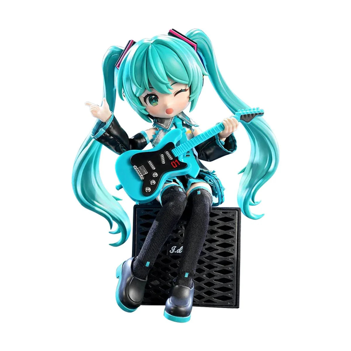 Vocaloid Hatsune Miku Official Outfit - Blokees Serendipity Series Action Figure new in box with guitar accessory by Blokees