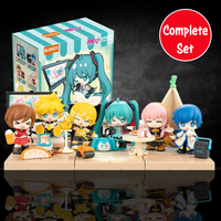 Vocaloid Hatsune Miku DaaVibe 01 Terrace Party Playset Complete Set of 6