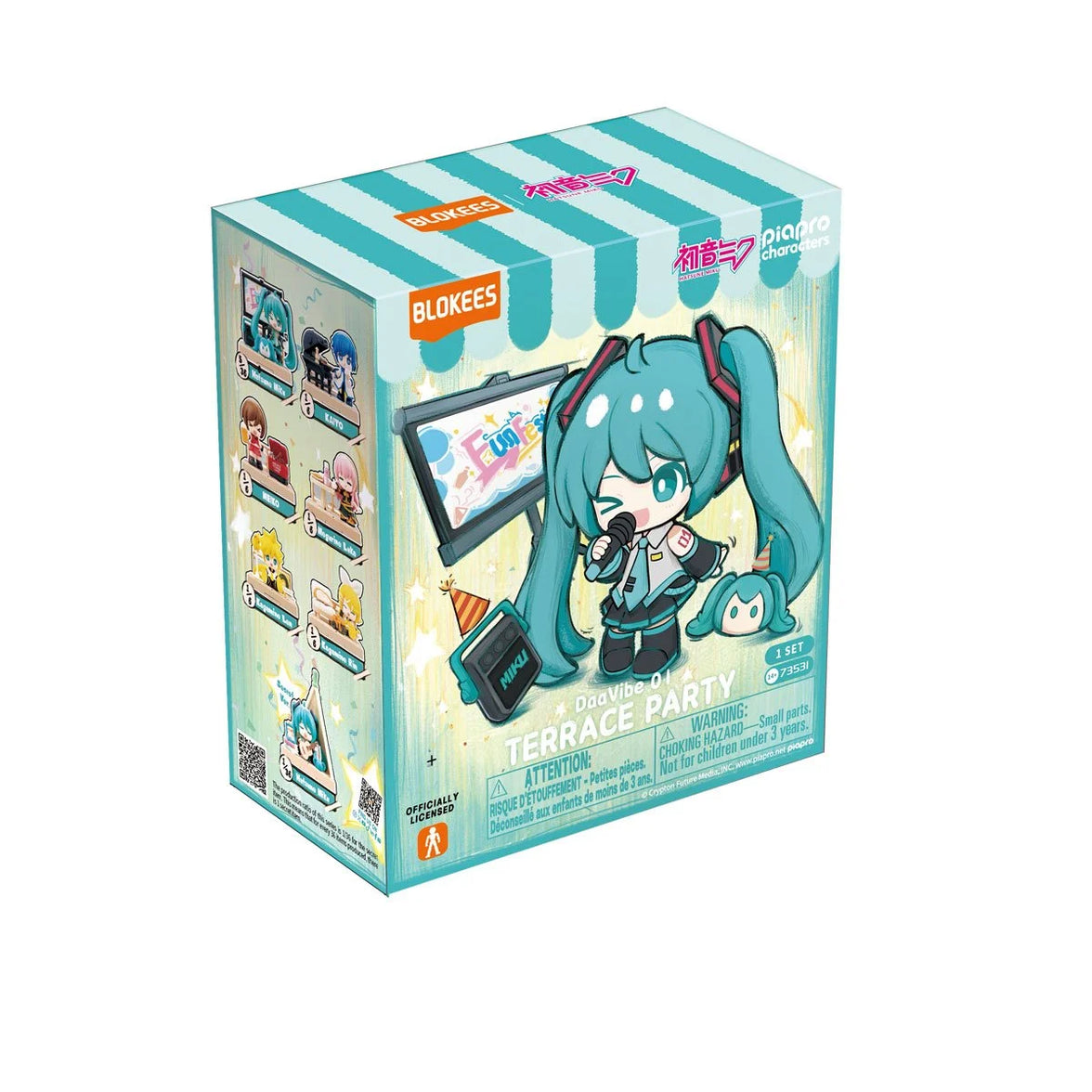 Vocaloid Hatsune Miku DaaVibe 01 Terrace Party Playset Complete Set of 6