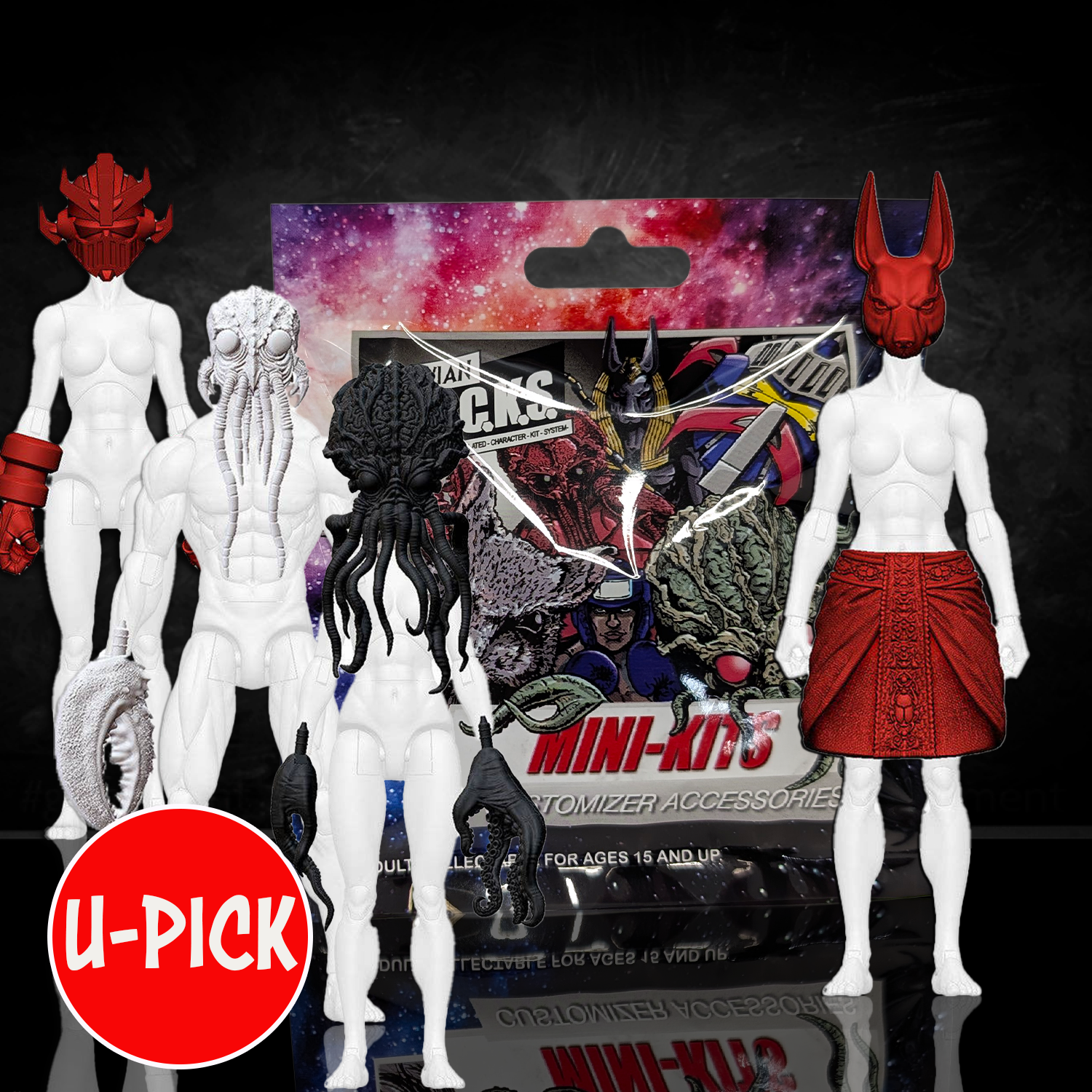 Vitruvian H.A.C.K.S. Mini-Kits: Confirmed Selection – Custom Action Figure Parts for Custom Collectors