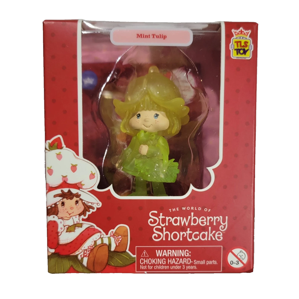 Mint Tulip Strawberry Shortcake 2.5" Cheebee Figure CHASE by Loyal Subjects in red packaging