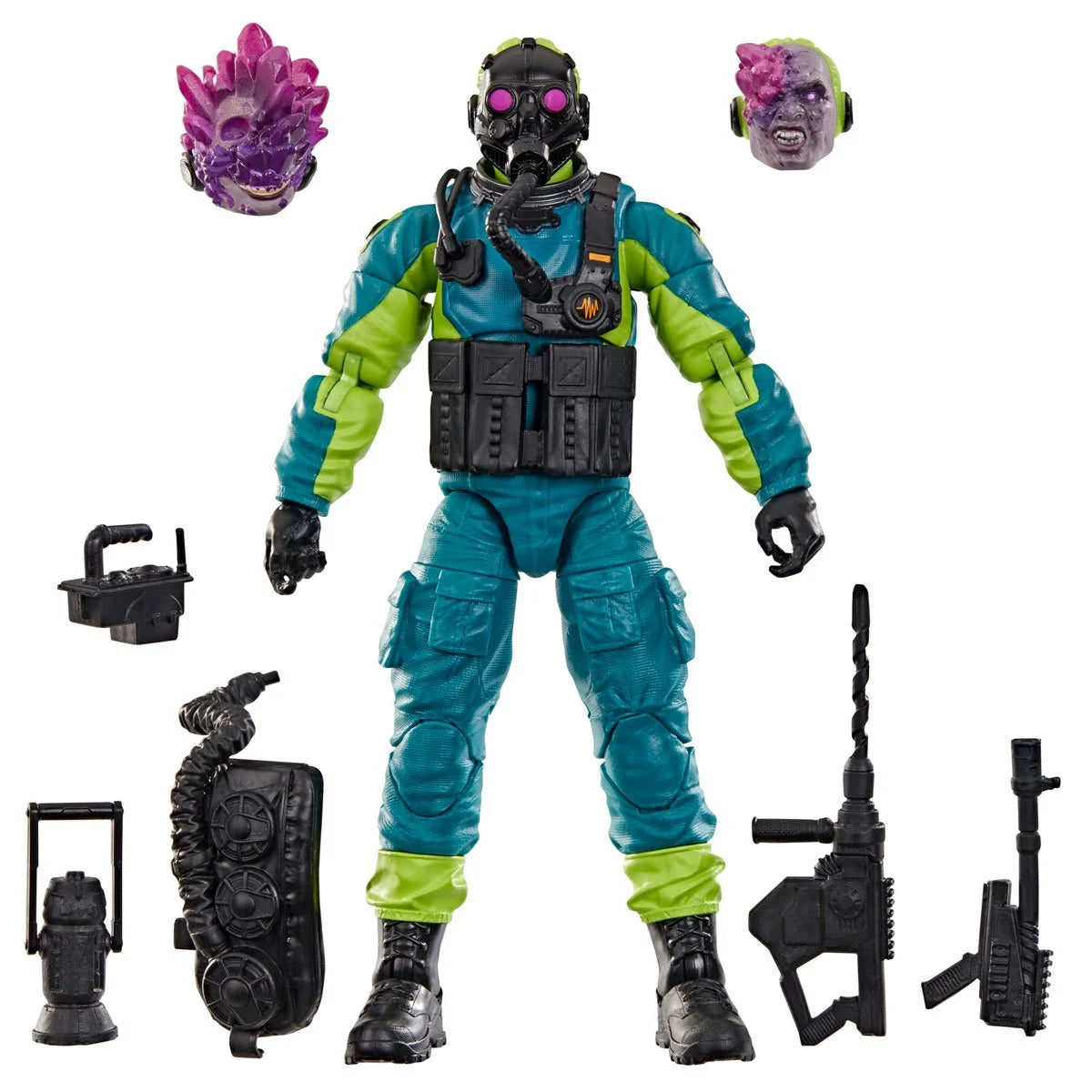Mole Rat (Stage 2) "190" G.I. Joe Classified Series 6 inch COBRA Action Figure by Hasbro with accessories and alternate heads