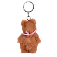 Sekiguchi Monchhichi Bearchhichi 4" Plush Keychain - NWT