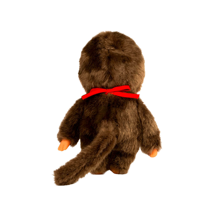 Sekiguchi Monchhichi Classic Boy with Red Bib 8" Monkey Plush - NWT