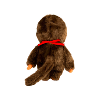 Sekiguchi Monchhichi Classic Boy with Red Bib 8" Monkey Plush - NWT