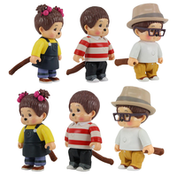 Monchhichi Talking Figures 3-pack showing the Willow figure wearing his signature hat and glasses inside the packaging.