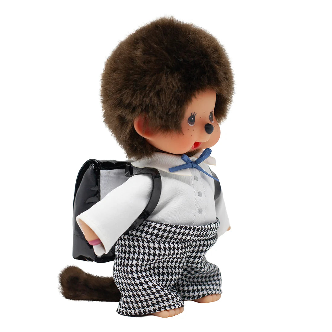 Monchhichi Japanese Style School Bag Boy 8-Inch Plush