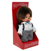 Monchhichi Japanese Style School Bag Boy 8-Inch Plush