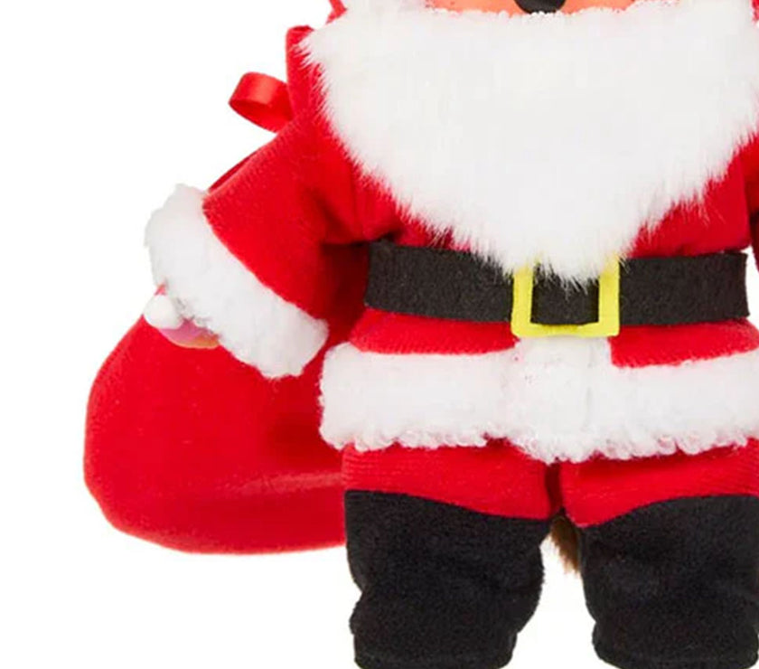 Sekiguchi Monchhichi Boy Santa Claus Plush 8" Monkey