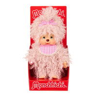 Sekiguchi Monchhichi Fluffy Pink Beige Plush 8" Monkey - NWT