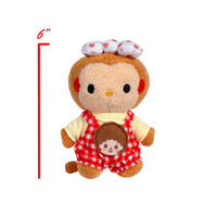 Palm Size 6 inch Hello Kitty and Monchhichi Cross Over Tammy by Monchhichi