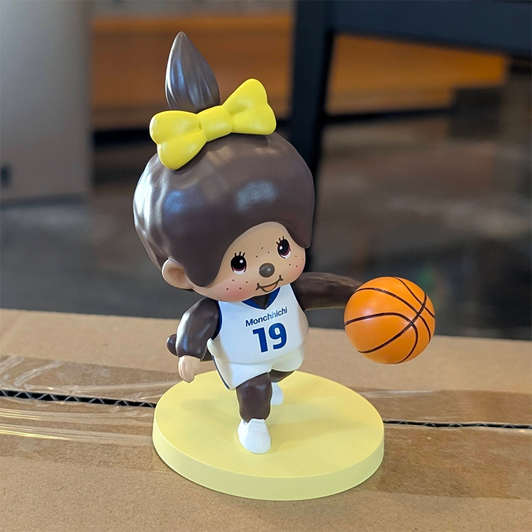 Sekiguchi Monchhichi Girl Basketball Player Blind Box Sport Series 4" #1 Vinyl Figure