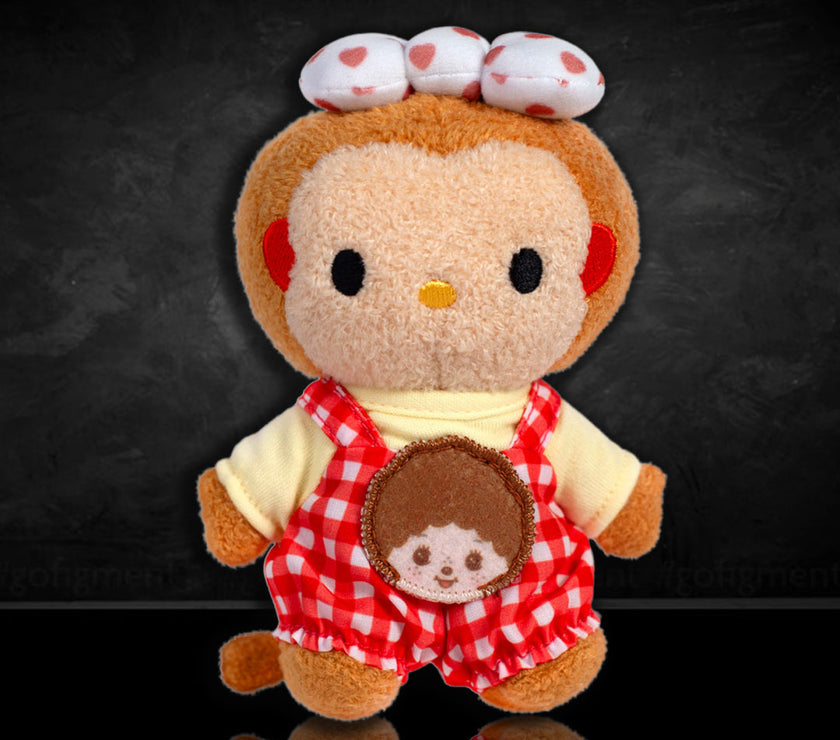 Palm Size 6 inch Hello Kitty and Monchhichi Cross Over Tammy by Monchhichi