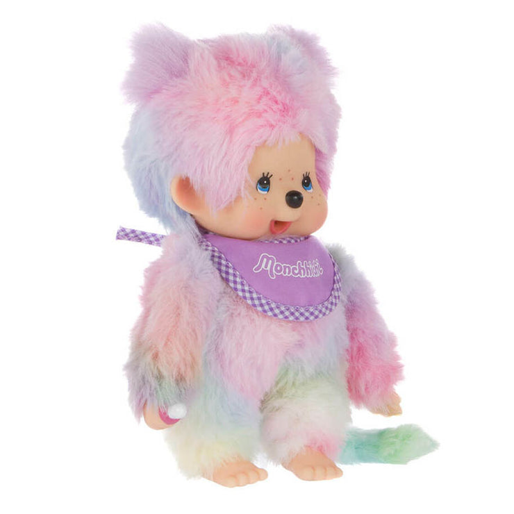 Sekiguchi Monchhichi Tie-Dye Girl Plush Doll 8" Monkey Plush - NWT
