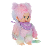 Sekiguchi Monchhichi Tie-Dye Girl Plush Doll 8" Monkey Plush - NWT