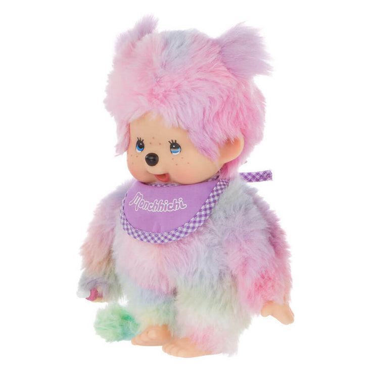 Sekiguchi Monchhichi Tie-Dye Girl Plush Doll 8" Monkey Plush - NWT