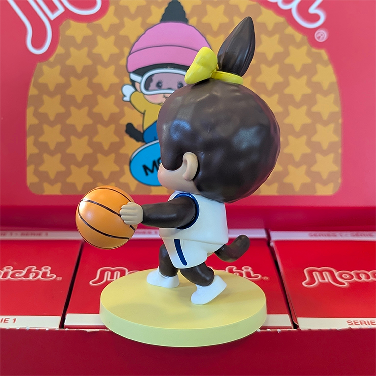 Sekiguchi Monchhichi Girl Basketball Player Blind Box Sport Series 4" #1 Vinyl Figure