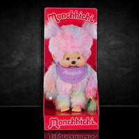 Sekiguchi Monchhichi Tie-Dye Girl Plush Doll 8" Monkey Plush - NWT