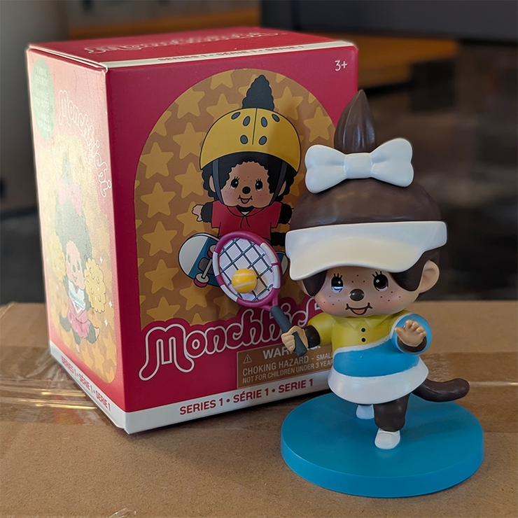 Sekiguchi Monchhichi Boy Snowboarding Blind Box Sport Series 4" #5 Vinyl Figure