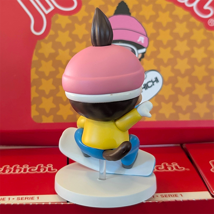 Sekiguchi Monchhichi Boy Snowboarding Blind Box Sport Series 4" #5 Vinyl Figure