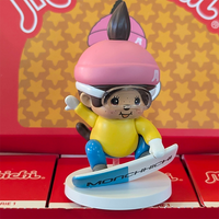 Sekiguchi Monchhichi Boy Snowboarding Blind Box Sport Series 4" #5 Vinyl Figure