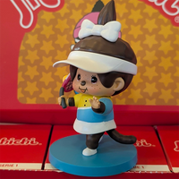 Sekiguchi Monchhichi Girl Playing Tennis Blind Box Sport Series 4" #6 Vinyl Figure