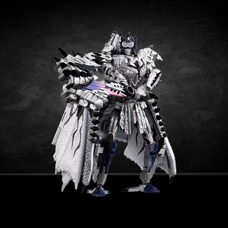 Silver Rathalos Prime Monster Hunter  Transformers Takara Tomy Action Figure