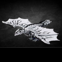 Silver Rathalos Prime Monster Hunter  Transformers Takara Tomy Action Figure