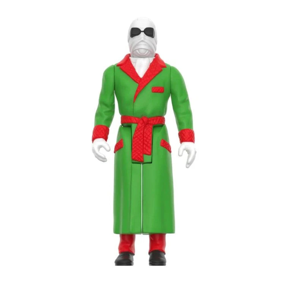 Hasbro Universal Monsters ReAction figure dressed in festive green and red holiday robe with sunglasses