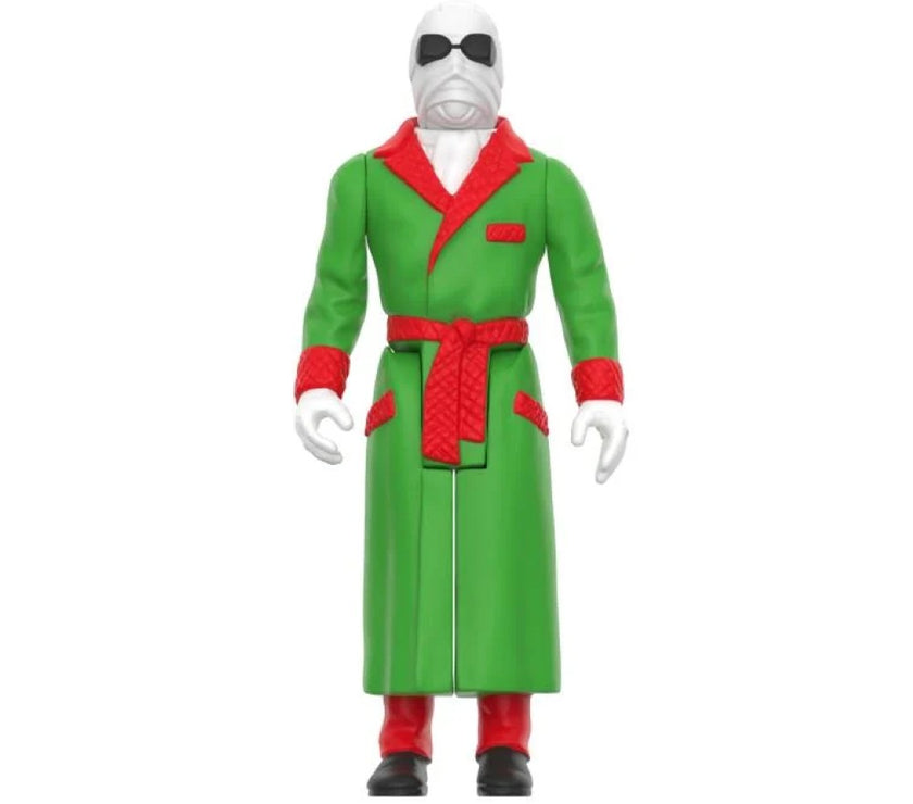 Hasbro Universal Monsters ReAction figure dressed in festive green and red holiday robe with sunglasses