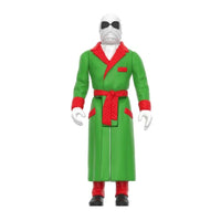 Hasbro Universal Monsters ReAction figure dressed in festive green and red holiday robe with sunglasses