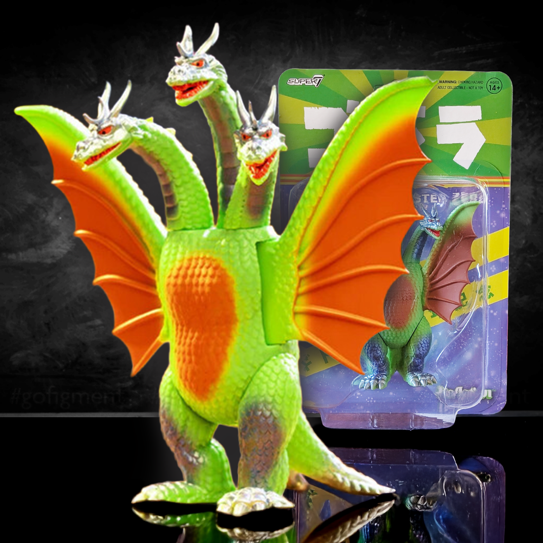 Toho ReAction Figures Mechagodzilla Vintage 50th Anniversary Action Figure By Super7