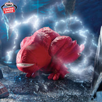 Red Khezu Monster Hunter Enshrined Monsters Banpresto Statue in detailed red sculpt with glowing electric effects