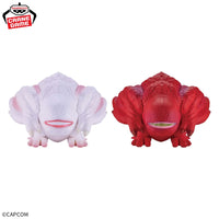 Red Khezu Monster Hunter Enshrined Monsters Banpresto Statue featuring two color variants by Banpresto collectible toy