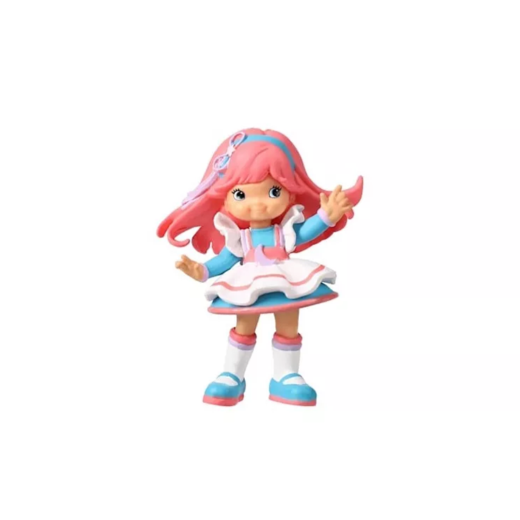 2.5-inch Moonglow collectible figure with pastel pink hair and blue outfit from Rainbow Brite Series 2 by Loyal Subjects