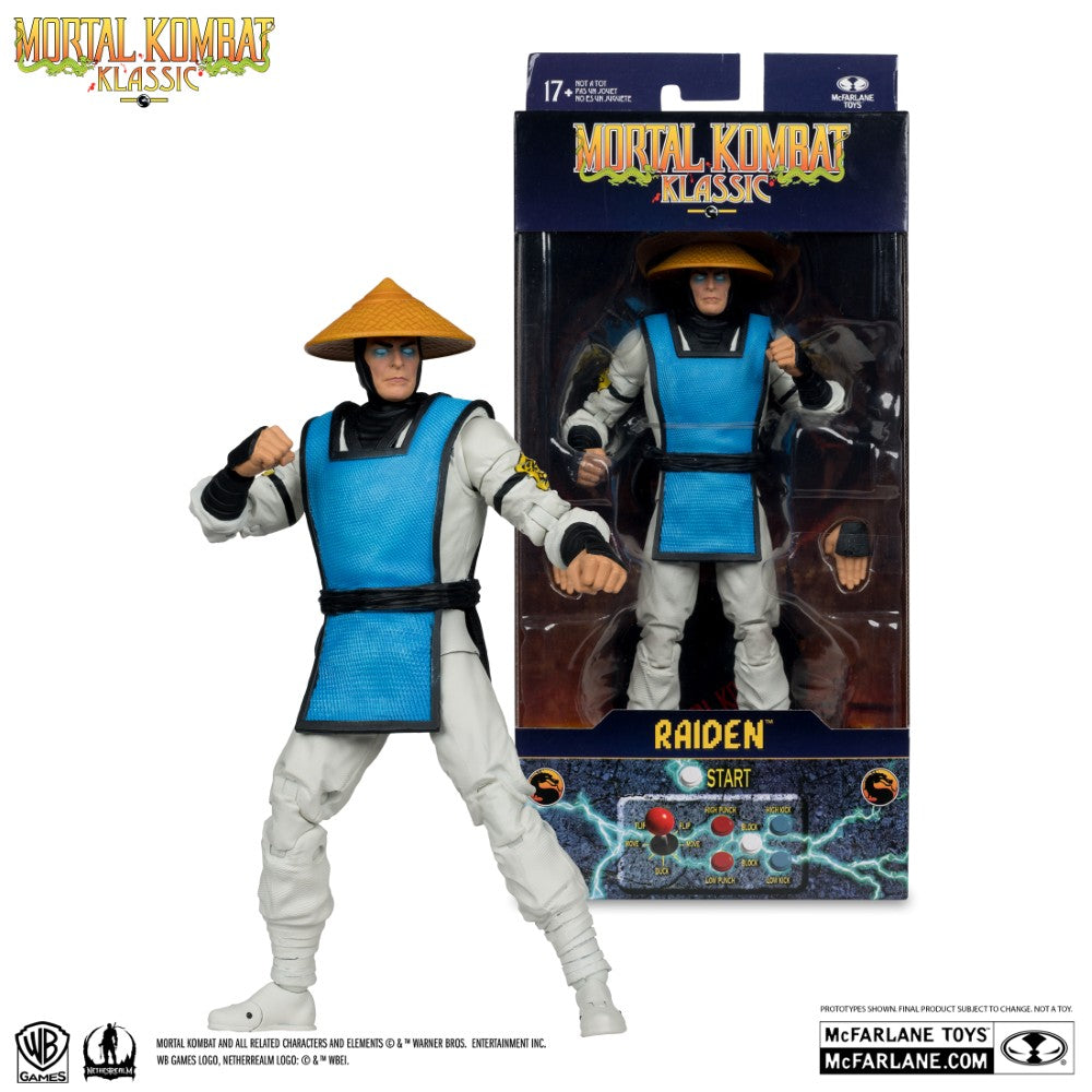 Raiden Mortal Kombat Klassic 7 inch scale Action Figure with Ultra Articulation