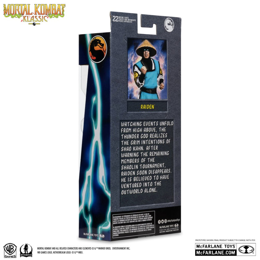 Raiden Mortal Kombat Klassic 7 inch scale Action Figure with Ultra Art