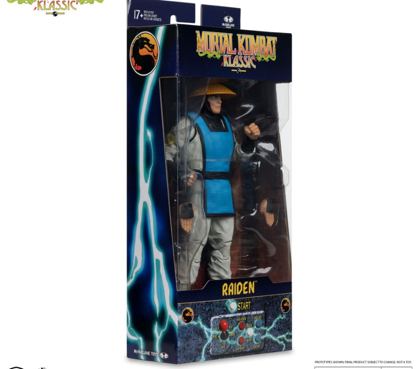 Raiden Mortal Kombat Klassic 7 inch scale Action Figure with Ultra Art