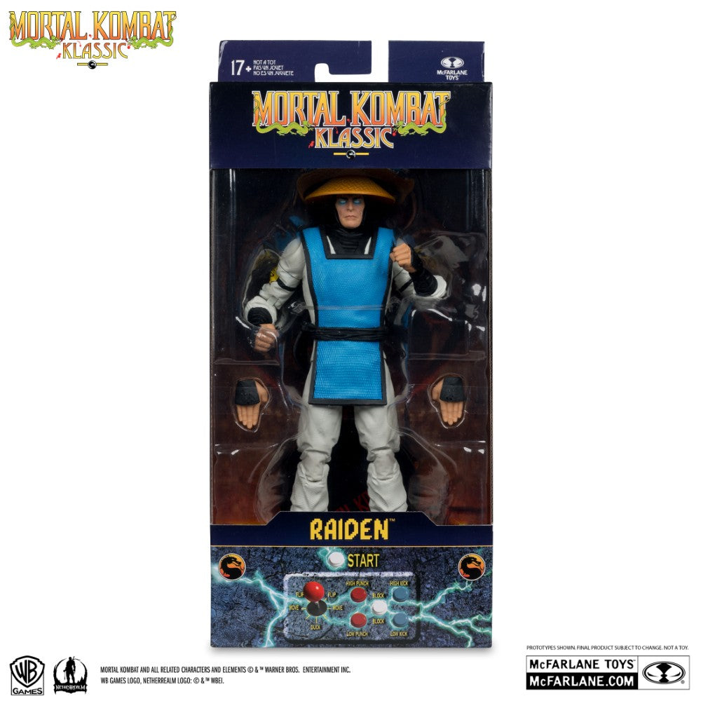 Raiden Mortal Kombat Klassic 7 inch scale Action Figure with Ultra Articulation