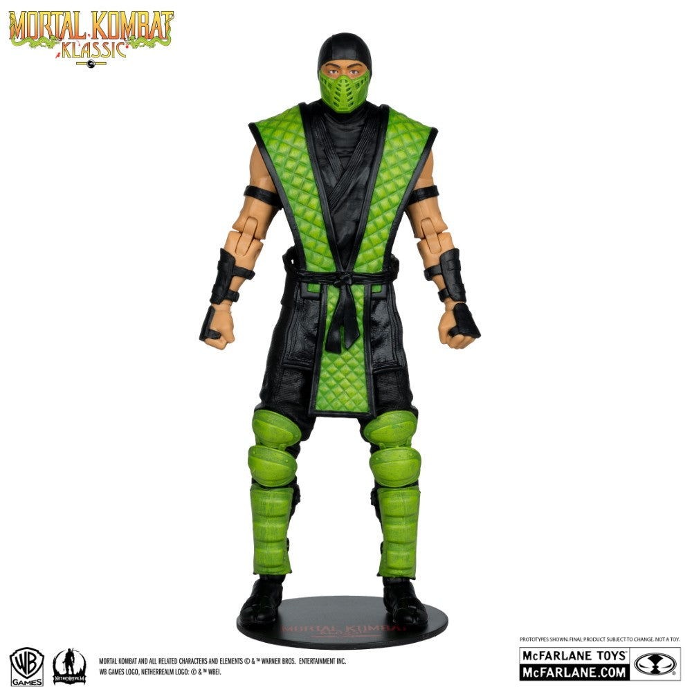 Reptile Mortal Kombat Klassic 7 inch scale Action Figure with Ultra Articulation