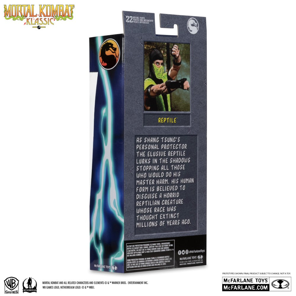Reptile Mortal Kombat Klassic 7 inch scale Action Figure with Ultra Articulation