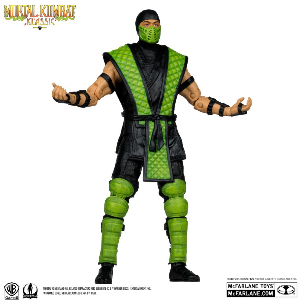 Reptile Mortal Kombat Klassic 7 inch scale Action Figure with Ultra Articulation