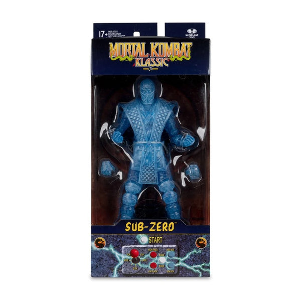 Sub-Zero Ice Clone - Mortal Kombat Klassic W5 7" Figure McFarlane by Go Figment in original packaging with accessories