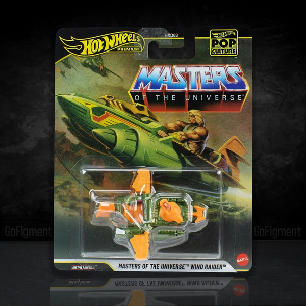 He-Man Masters of the Universe Wind Raider 1:64 Scale Hot Wheels Premium Pop Culture Diecast Car