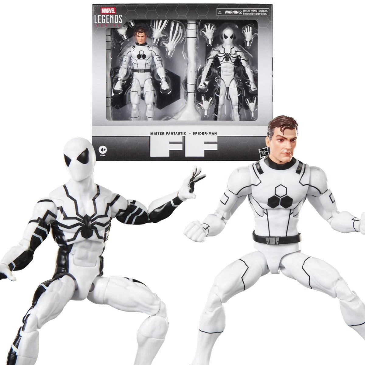 Mister Fantastic & Spider-Man 6-Inch Action Figures - Marvel Legends Series Future Foundation by Hasbro
