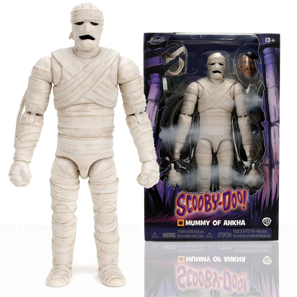 Scooby-Doo! Wave 1 Mummy of Ankha 1:12 Scale Action Figure by Jada Toys with detailed mummy wrappings and accessories