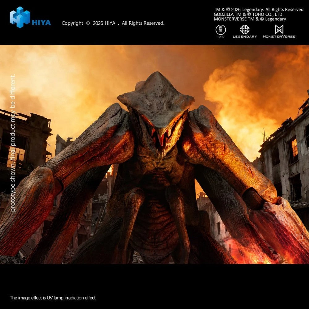 Godzilla King of the Monsters Super Articulated Muto Exquisite Basic Series Action Figure by Hiya Toys
