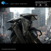 Godzilla King of the Monsters Super Articulated Muto Exquisite Basic Series Action Figure by Hiya Toys in city scene