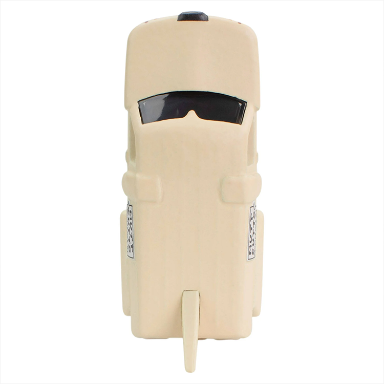 Top view of Mattel Hot Wheels Dumb and Dumber Mutts Cutts Van diecast car with detailed furry exterior and dark windows